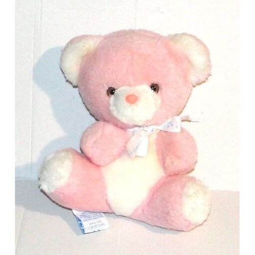 Peluche ours rose nounours - peluche,