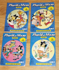 lot 4 PLACID ET MUZO POCHE N°  225.226. 227, 228 rare