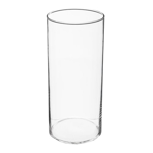 Vase cylindrique verre 30cm - cylindrique,