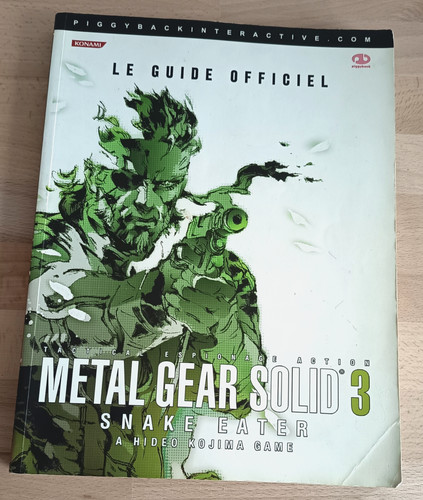 Guide officiel ps2 metal gear - guide,