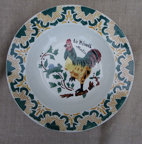 Grand plat creux porcelaine - en,