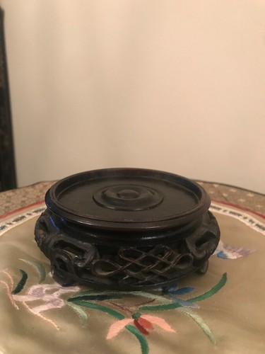 Socle support bois vase - socle,