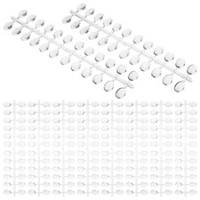  12 Sets Échantillon De Carte Couleurs Nail Nuancier Ongles Forment Des Ovales