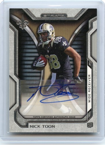 2012 topps strata nt nick - topps,