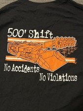 ??? CONTURA ENERGY COAL MINING SHIRT MEN’S XL CONTINUOUS MINER RECORD SETTING