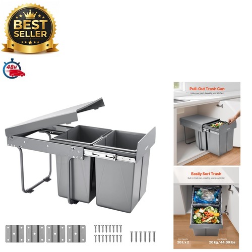 Vevor poubelle coulissante - vevor,