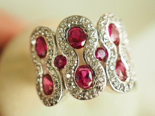Grosse bague vintage argent - grosse,