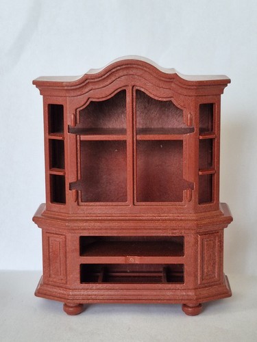 Meuble vaisselier marron - meuble,