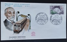 Enveloppe Premier Jour 1987 Oblitérés Paris Timbre Fulgence Bienvenue N°2452 FDC