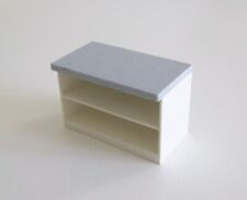 Playmobil modern house - large kitchen furniture shelves white gray 4283