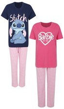 Ladies Character Pyjamas Sleep Lounge Night Wear PJ Sets UK 4 to 24 Cotton New