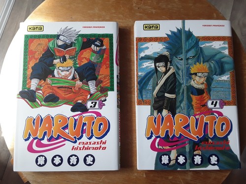 Naruto manga tomes 4 kana - naruto,