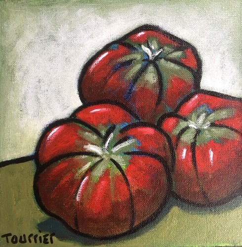 Tableau tomates rouges - tableau,
