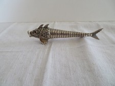 Large Spanish Solid Silver Articulated Fish 13.2cm