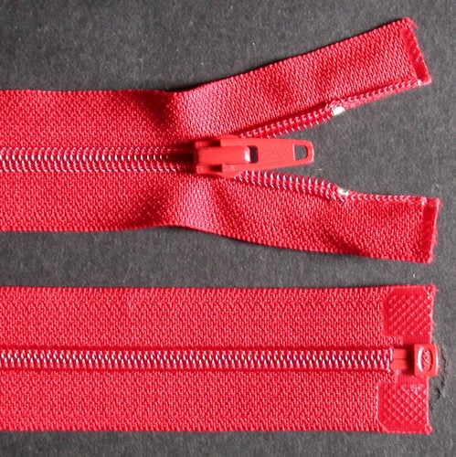 Lot fermeture eclair rouge - fermeture,