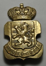 Craft plaque - BELGIUM cantonnier service 19th century