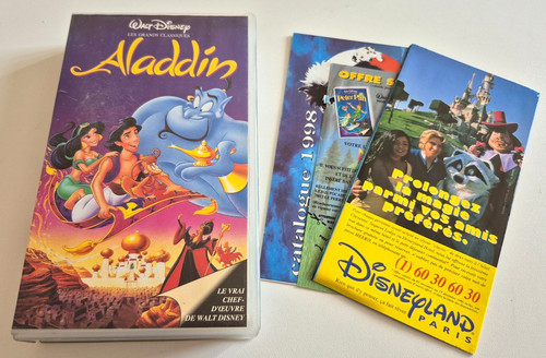 Aladdin disney cassette vhs - disney,