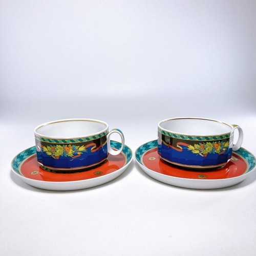 Paire soucoupes thé - soucoupes,