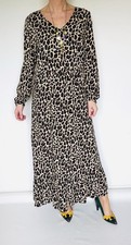 Robe longue léopard