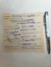Bon Rationnement Reichskarte