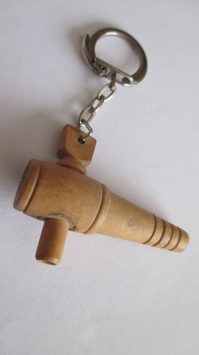 Porte clé vintage bois - vintage,