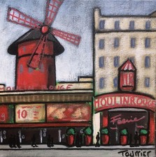 Tableau Paris Moulin Rouge