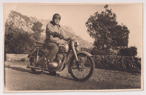 10x16 motocyclette une - -,