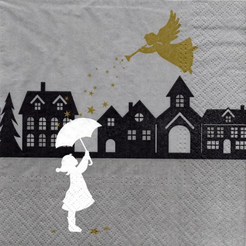 Serviettes papier village - papier,
