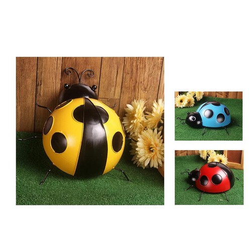 Figurine coccinelle métal - figurine,