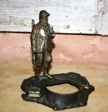 Sculpture en bronze chasseur