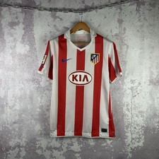 Nike Atletico Madrid Soccer Jersey 2010 Home Vintage Football Shirt Size M