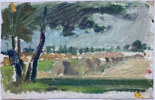 Tableau huile impressionniste - huile,