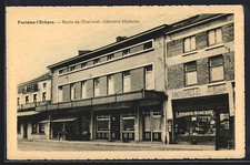 CPA Fontaine-l´Evêque, Route de Charleroi, Librairie Moderne 
