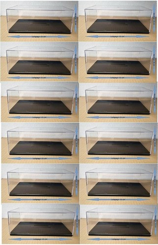 Lot boite vitrine - de, 12