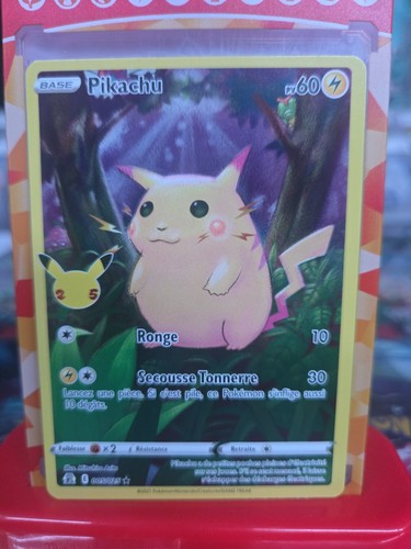 Carte pokémon pikachu - carte,