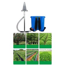 Épandeur d'engrais à dos avec pelle à creuser, polyvalent et économique