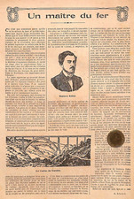 GUSTAVE EIFFEL / A MASTER OF IRON / ADP BY A. ACLOQUE 1933