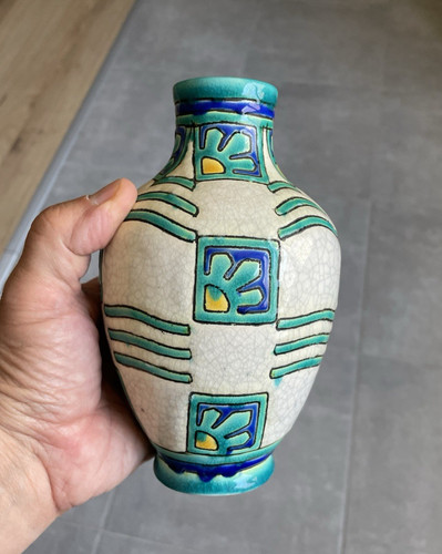 Vase art déco keramis - art,