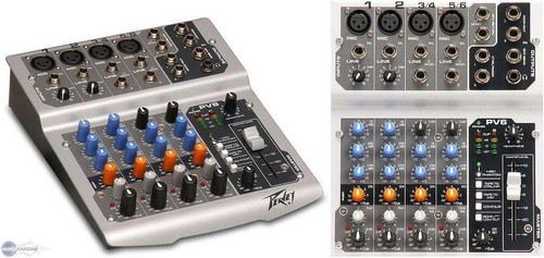 Peavey pv6 console micros - peavey,