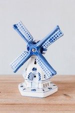 Stunning Delft Earthenware Windmill