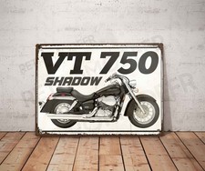 Plaque métal vintage Honda VT