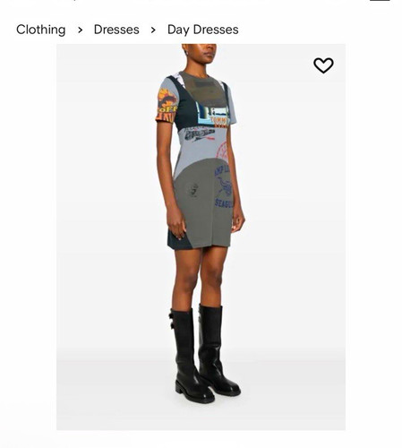 Marine serre graphic shirt - serre,