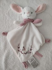Doudou Plat/Mouchoir Lapin