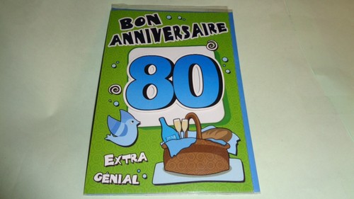 Carte joyeux anniversaire - carte,