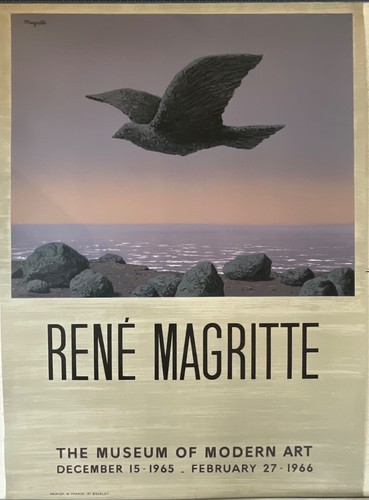 René magritte rare affiche - renÉ,