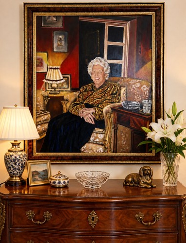 Portrait ancien huile - portrait,