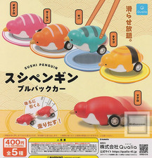 Sushi Penguin Pull-Back Car