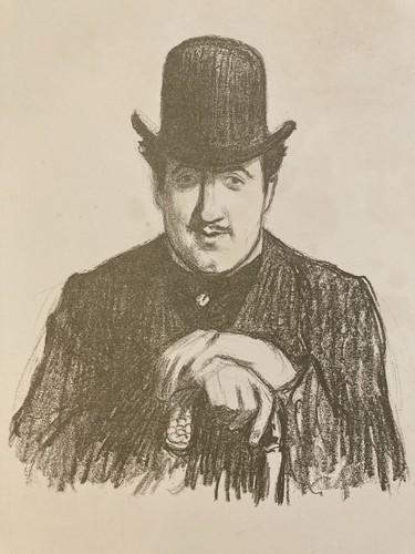 Belle lithographie signée - lithographie,
