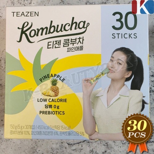 Teazen kombucha pineapple x - teazen,