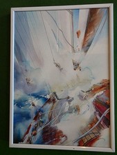 aquarelle marine voiliers en